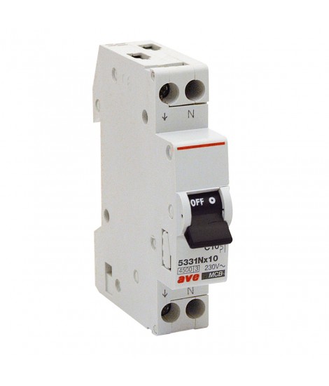 Int. MAG. 1P+N 10A 4.5KA CURVE C 1M