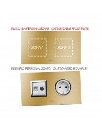 PLACCA MULT.PERS0N.ALLUMIN.ORO 2+2M