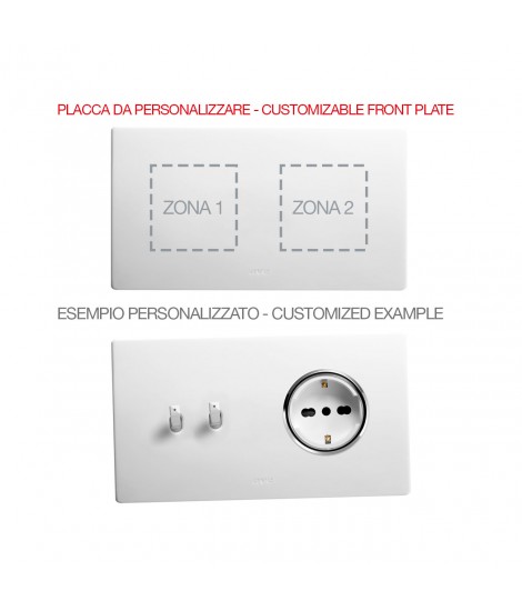 PLATE MULT.PERS.CORIAN WHITE 2+2M