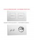 PLACCA MULT.PERS.CORIAN BIANCO 2+2M