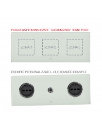 PLACCA MULT.PERS.VETR.VERDE  2+2+2M