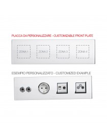 PLACCA MULT.PER.VETRO BIAN.2+2+2+2M