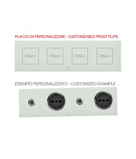 PLACCA MULT.PERS.VETR.VERDE2+2+2+2M