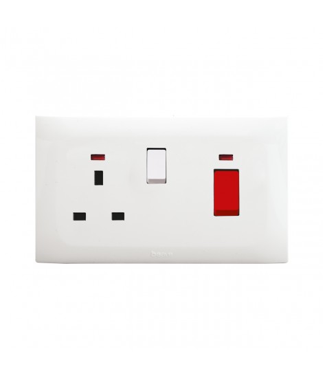 PRESA+INT.13A 2P INTER+N 45A 2P 4M