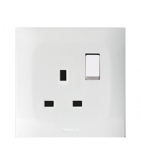 STD SOCKET. DEUTSCH+INTERR. 13A 1P 2M