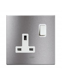 STECKDOSE 13A + INTERR.2P ALAUNE.NAT.  4M