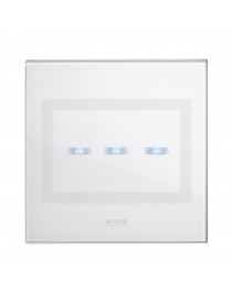 3 INTERR. TOUCH BIANCO 230V 6A 3M