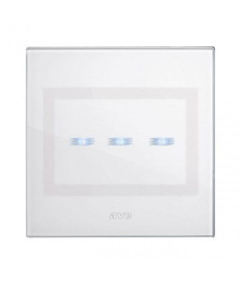 3 INTERR. TOUCH WHITE 230V 6A 3M