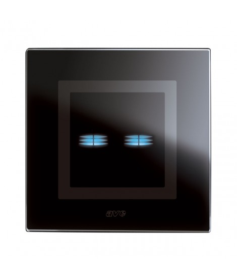 2 INTERR. TOUCH SCHWARZ 230V 6A 2M