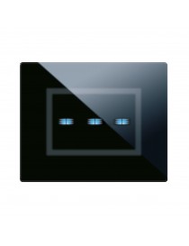 3 INTER.TOUC.SCHWARZES GLAS 230V6A 3M