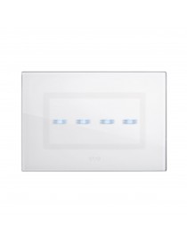 4 INTER.TOUC.WHITE GLASS 230V6A 4M