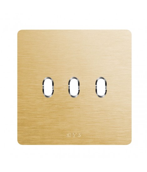 Plate 98X98 ALLUM.GOLD 3COM.LEV.