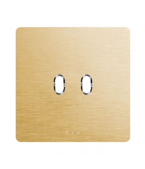 PLACCA 98x98 ALLUM.ORO 2COM.LEVETTA