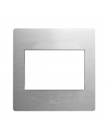 PLACCA 98x98 ALLUMINIO NATURALE 3M