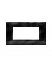 PLAQUE YOUNG44 CARBON DARK 3D 4M