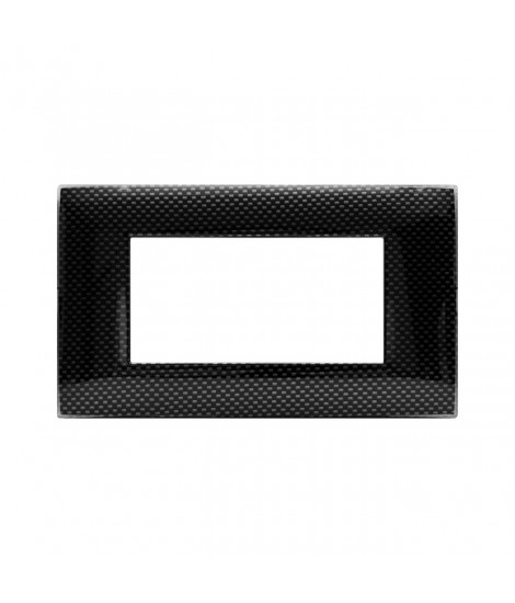 PLACCA YOUNG44 CARBON SCURO 3D 4M