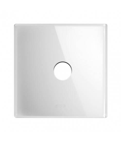 Plate 98 BIANCA98 white glass 1COM.LEV.