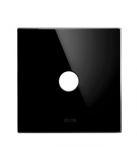 Plate 98 VETRO98 black glass 1COM.LEV.