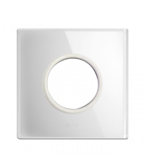 Plakette 98 niss98 Glas weiß SCHUKO