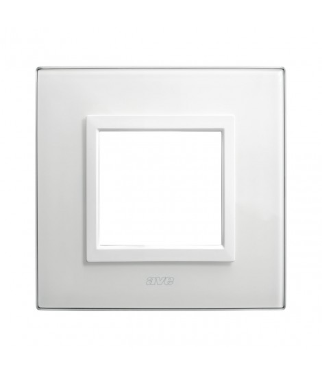 PLAQUE FINES. 98 niss98 weißes Glas 2M