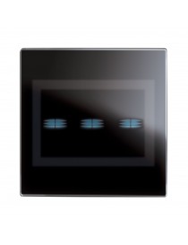 Plakette 98 niss98 Glas Schwarz TOUCH 3COM.