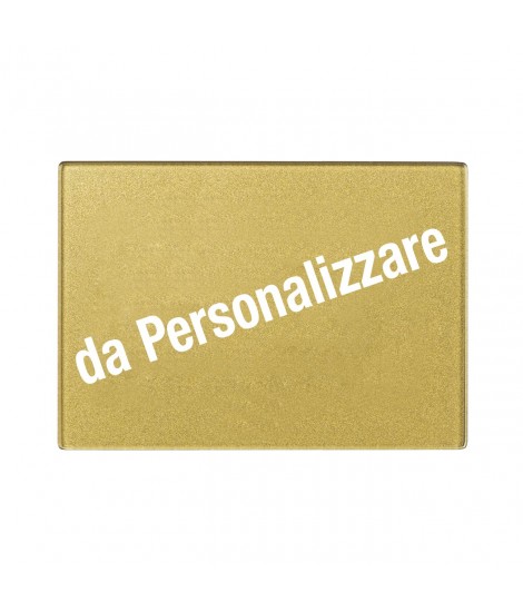 PLACCA VERATOUCH PERSON. ORO 4M
