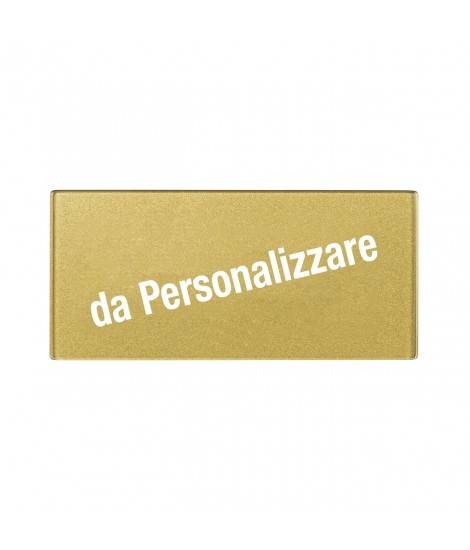 PLAQUE VERATOUCH PERSON. GOLD 7M