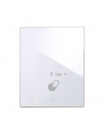 PLACCA TOUC. SS ALB. VETRO 3+3M BL