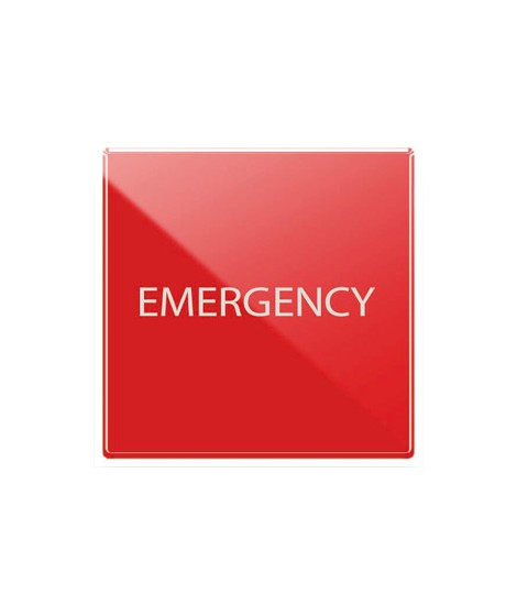 DIE SCHALTFLÄCHE EMERGEN.NA+NC ROT S44 2M