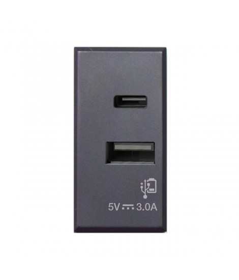 CARICATORE USB TIPO A-C 3A TEKLA 1M