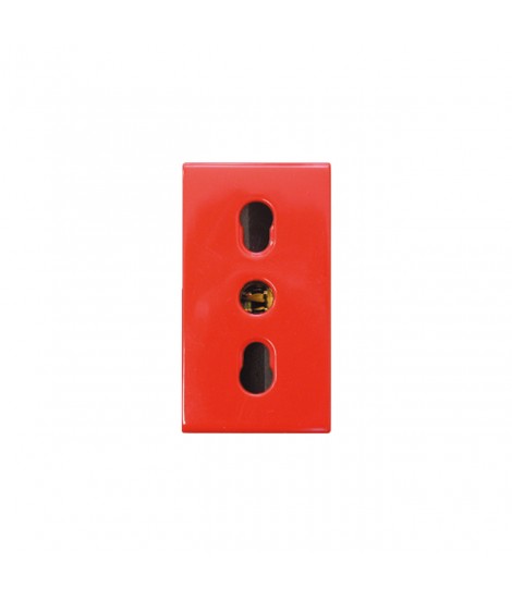OUTLET POLISICUR 2X10/16A+T RED
