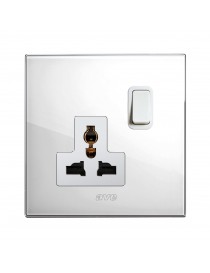 SOCKET 13A MLSTD+INTER.&nbsp;1P WHITE 2M