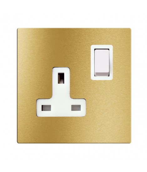 STECKDOSE 13A + INTERR . &nbsp;2P GOLD 2M