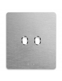 PLACCA NEW STYLE ALLUMINIO NAT.2COM