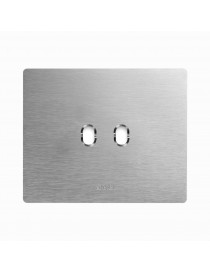 PLACCA NEW STYLE ALLUMINIO NAT.2COM