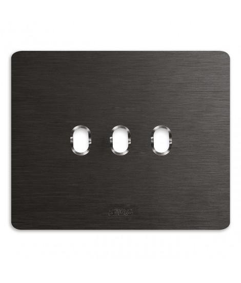 PLATE NEW STYLE ALUM.ANTRAC. 3COM