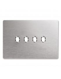 PLACCA NEW STYLE ALLUMINIO NAT.4COM