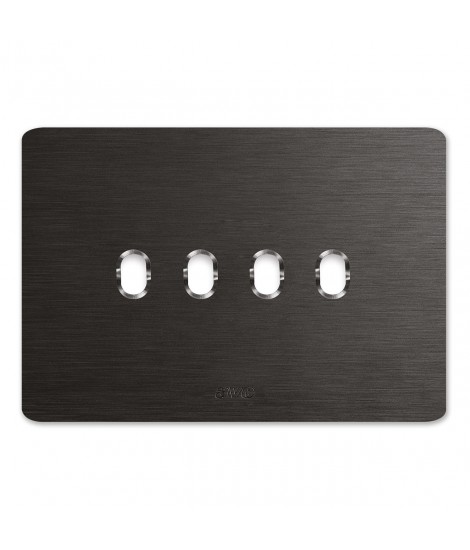 PLATE NEW STYLE ALUM.ANTRAC. 4COM