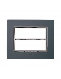 PLAQUE VERA44 ALLUM. ANTHRACITE 6+6M