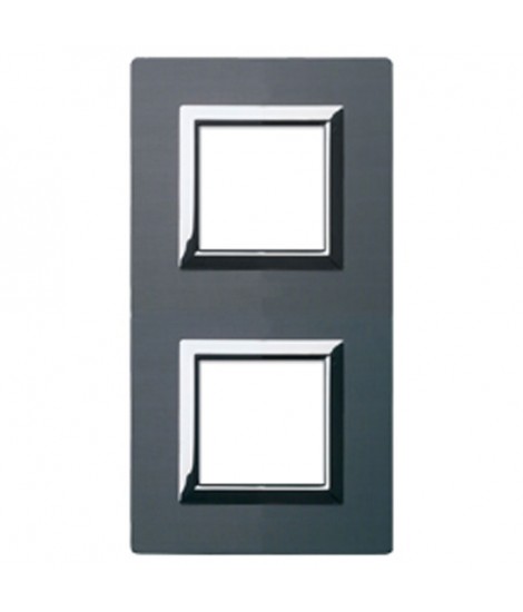 PLAQUE VERA44 ALLUM. ANTHRAZIT 2+2M