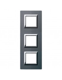 PLACCA VERA44 ALLUM.ANTRACIT.2+2+2M