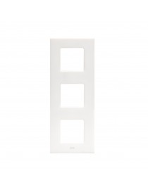 PLACCA VERA44 CORIAN BIANCO 2+2+2M