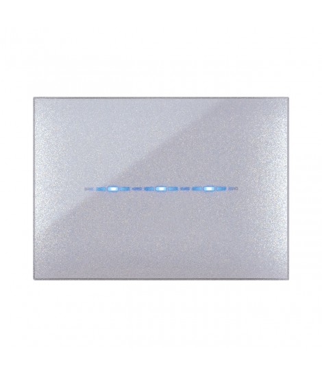 PLACCA YOUNGTOUCH GRIGIO METAL.3COM