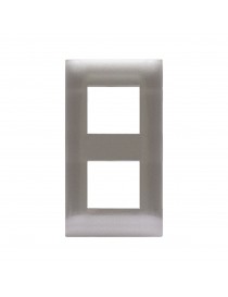 PLACCA YOUNG TEC.GRIGIO MET.(2+2)4M