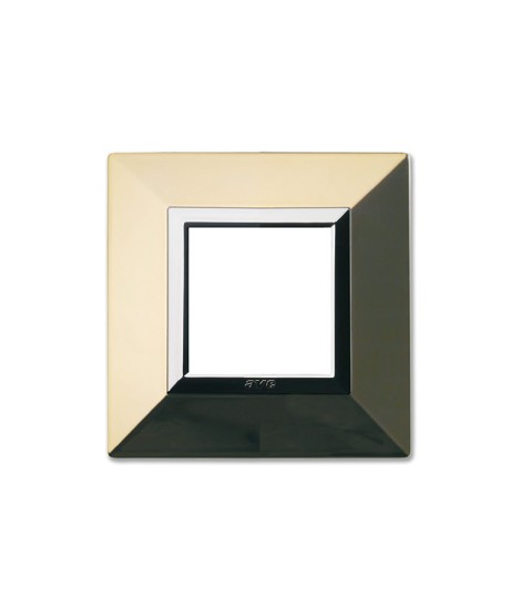 PLAQUE ZAMA44 MESSING POLIERT 2M