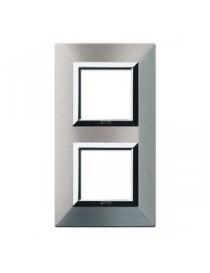 PLACCA ZAMA44 ALLUMINIO NATUR. 2+2M