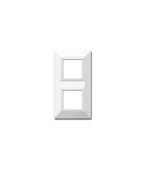 PLACCA ZAMA44 BIANCO RAL9010 2+2M