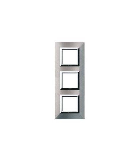 PLACCA ZAMA44 ALLUMINIO NAT. 2+2+2M