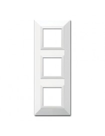 PLACCA ZAMA44 BIANCO RAL9010 2+2+2M