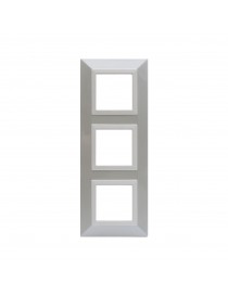PLACCA ZAMA44 BIANCO MICALI. 2+2+2M